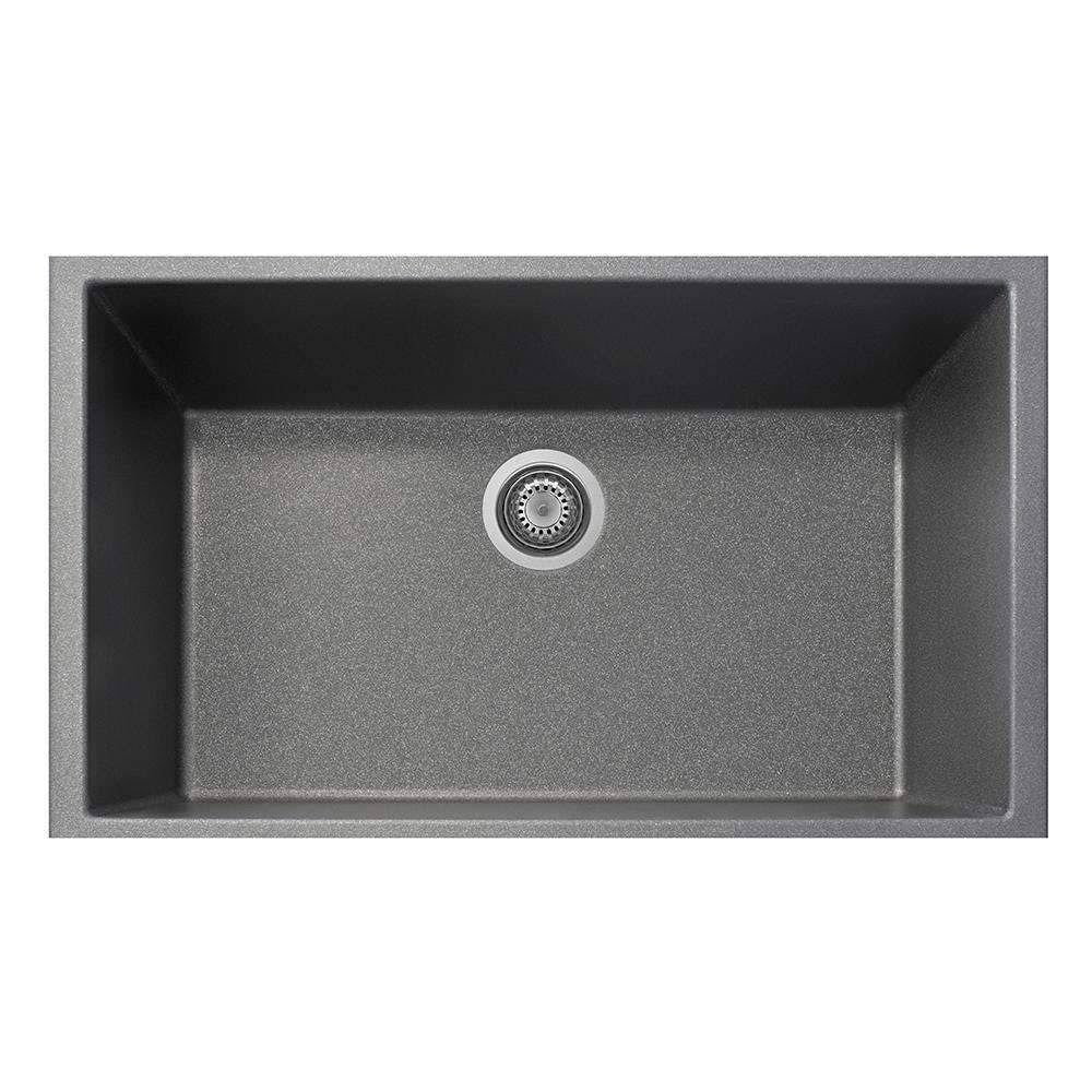 33x22 Single Basin Granite Undermount Sink W291019