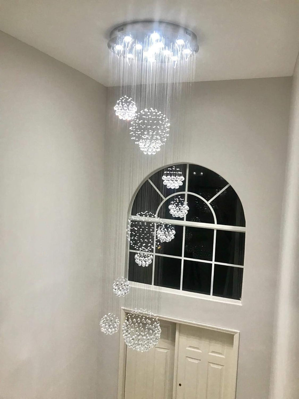 Spiral Crystal Chandelier 13 Lights S3095