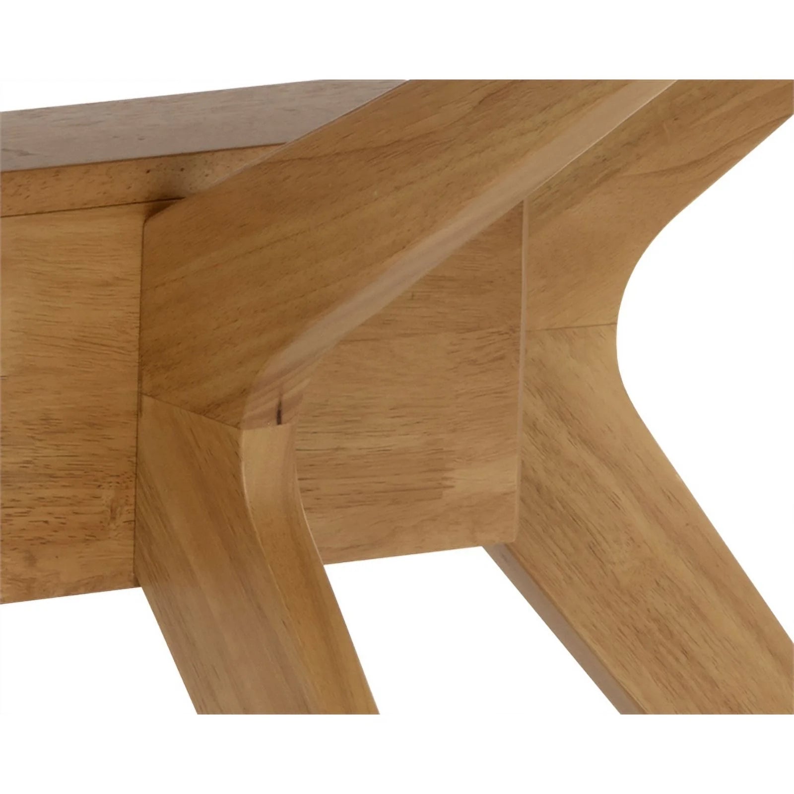 Mid-Century Rubberwood Dining Table U836