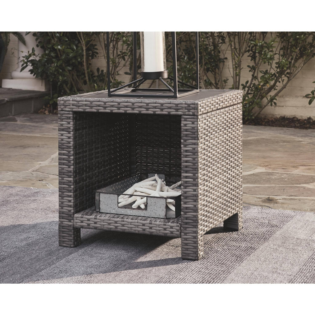 Square End Table - Gray B527