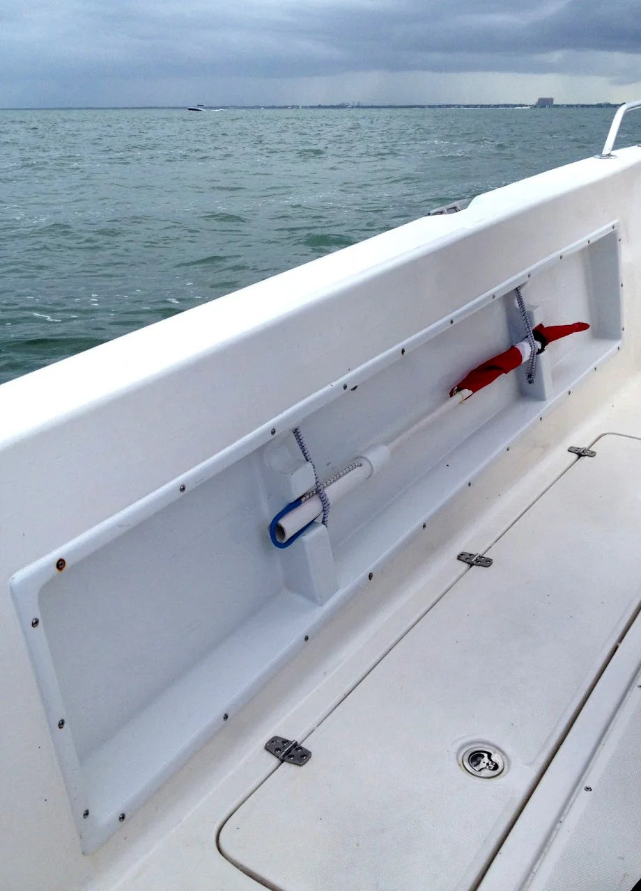 American Flag with Pole for Boat Rod Holder R85018