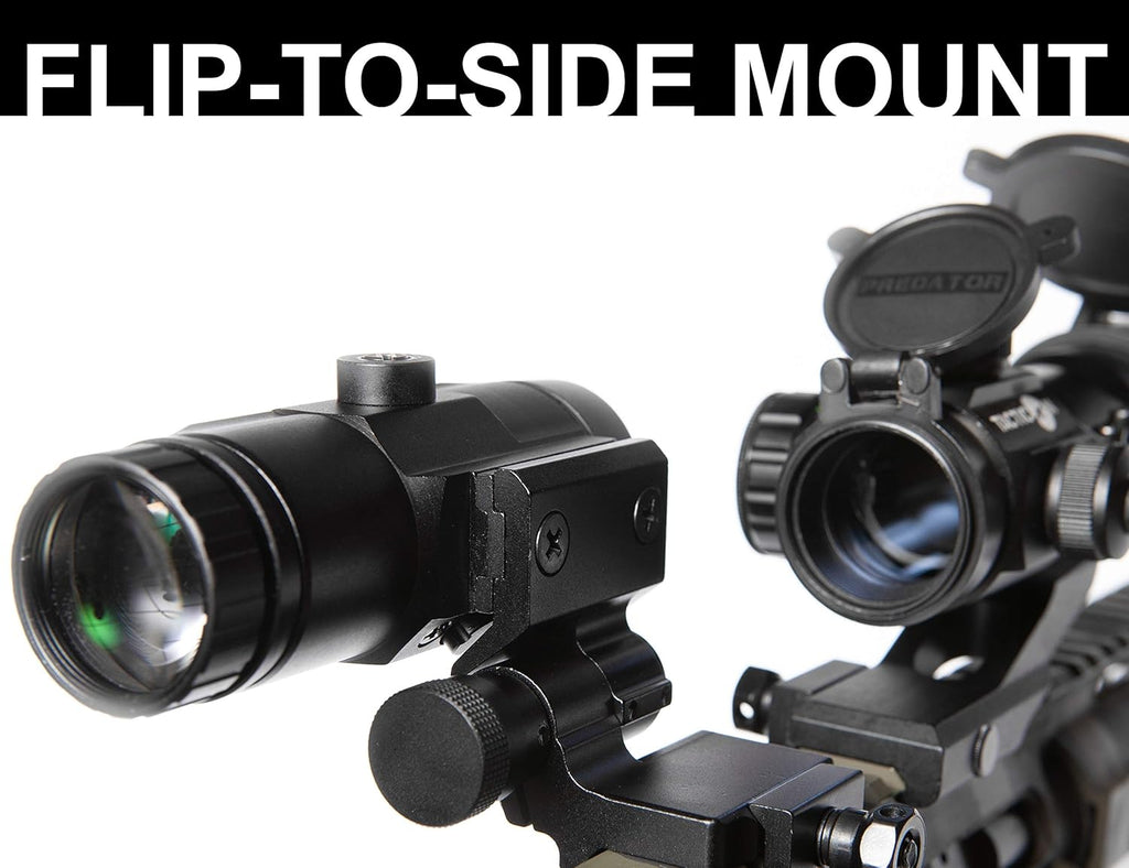 3X Red Dot Magnifier with Flip to Side Mount K811138