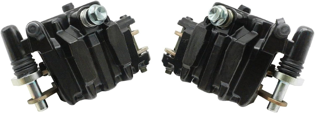 Front Left Right Brake Calipers & Pads Pack of 2 for Kawasaki KFX700 Brute Force 650 Prairie 650 700 KVF650 KVF700 F901