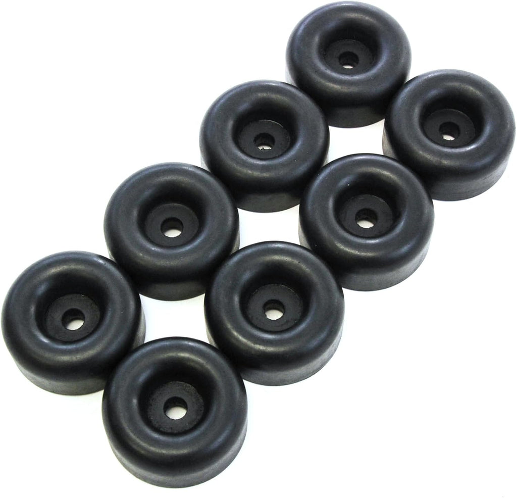 8 Rubber Bumpers 2.5 Inches Round Replacement Cargo Stop Y641971