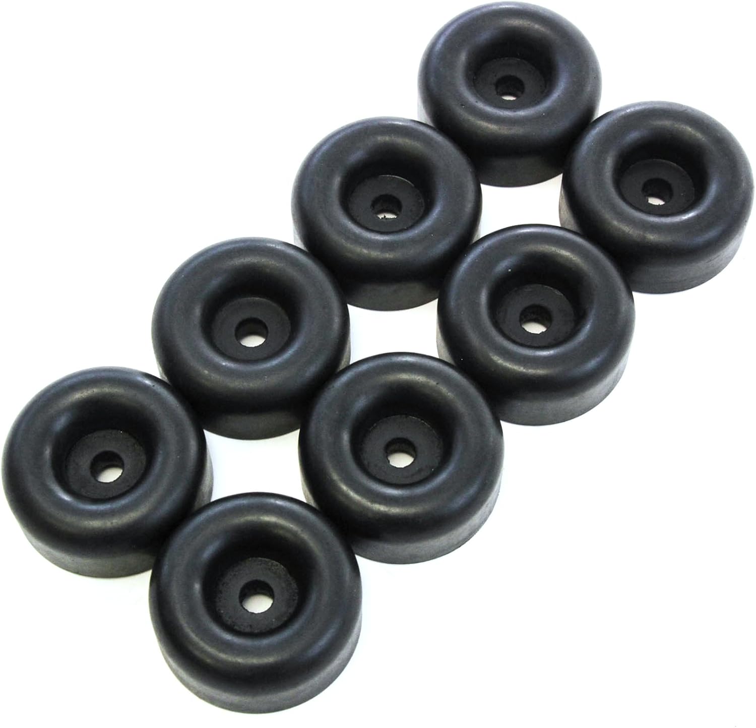 8 Rubber Bumpers 2.5 Inches Round Replacement Cargo Stop Y641971