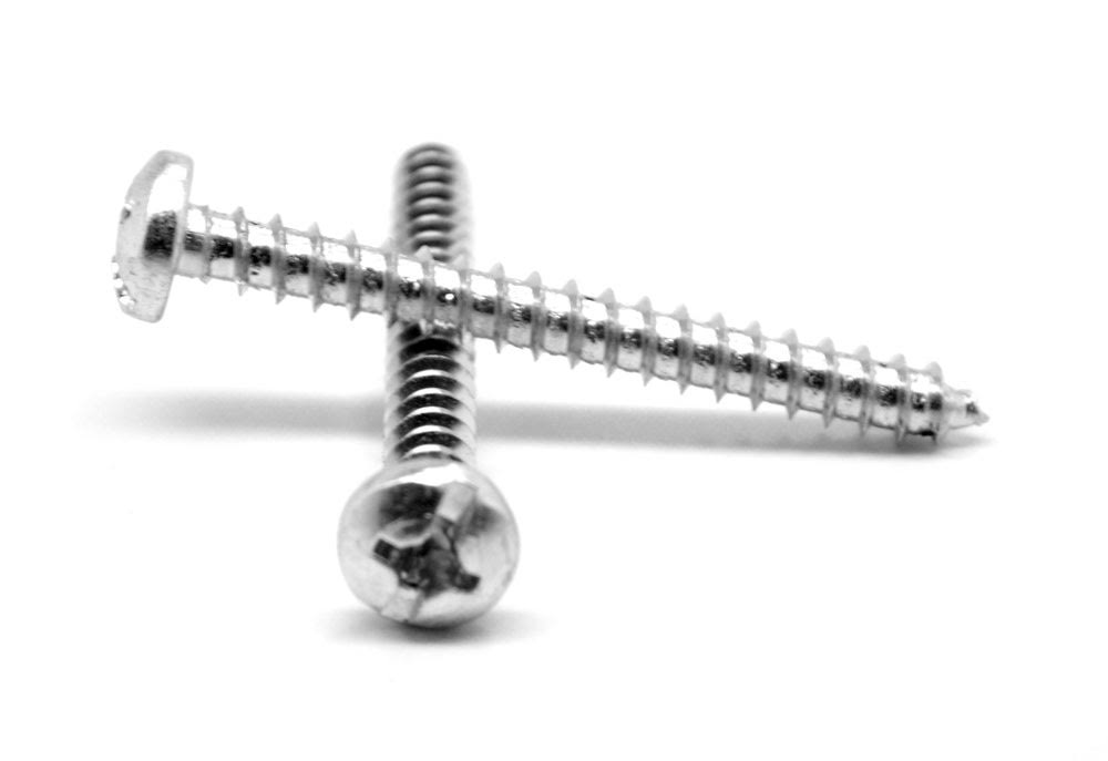 12-11 x 2x22 Sheet Metal Screw Combo Pan Head Type A Low Carbon Steel Zinc Plated F8033
