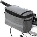 Grey Polyester Insulated Bike Handlebar Bag R76273