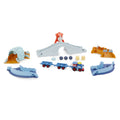 Toy Train Set with Sounds and 15 Pieces N314282