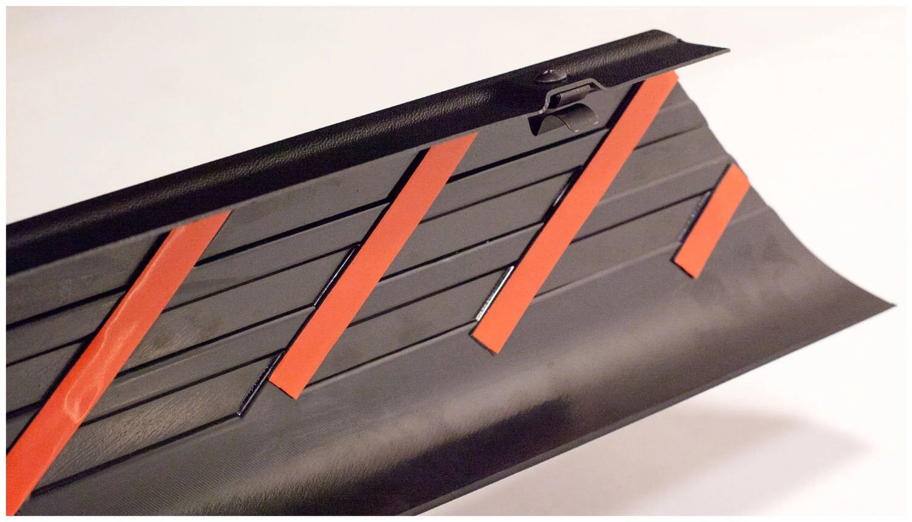 Black Smooth BedRail Caps 2-Pc Set A174