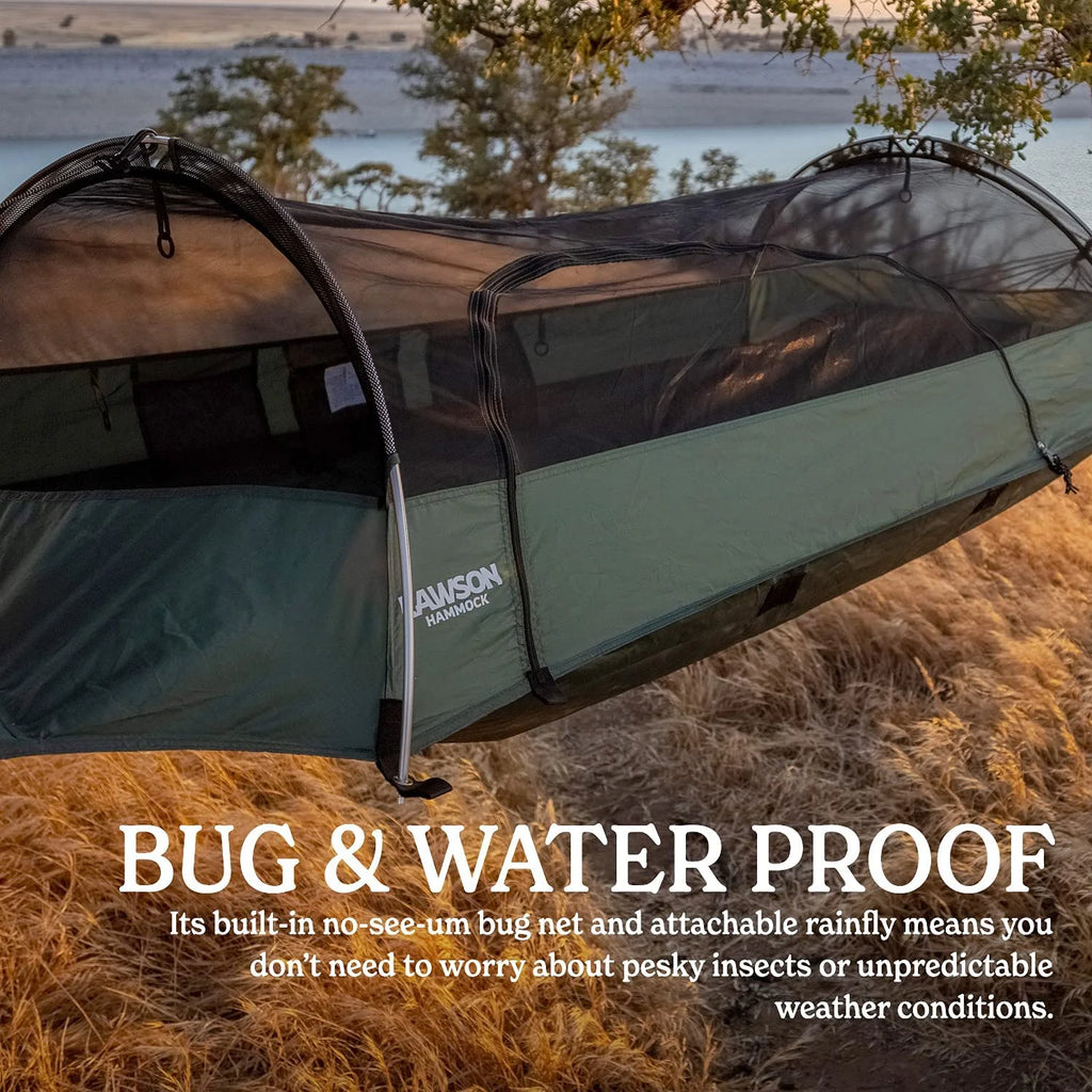 Forest Green Hammock & Strap Bundle Camping Hammock E464177