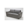 Grey Leather Sofa Bed R4360