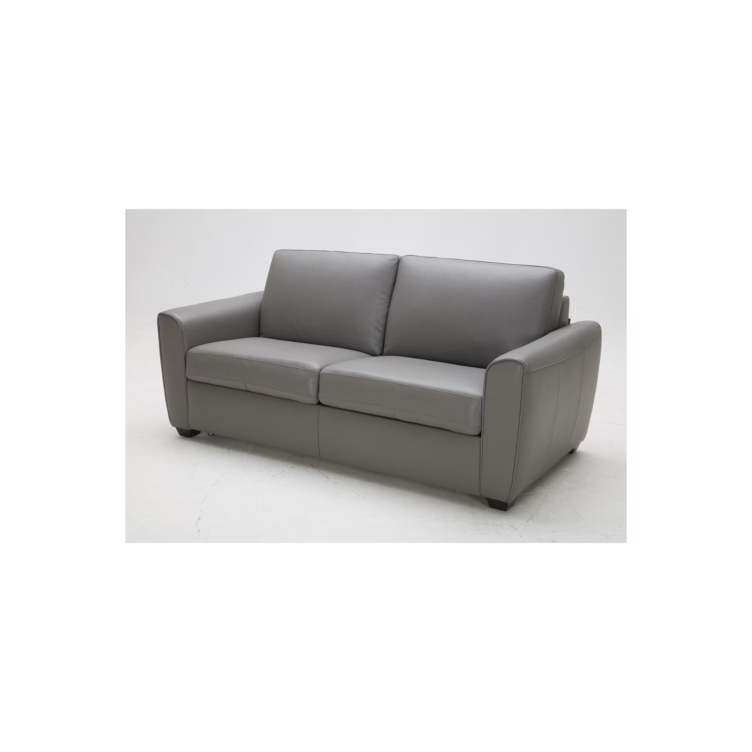 Grey Leather Sofa Bed R4360