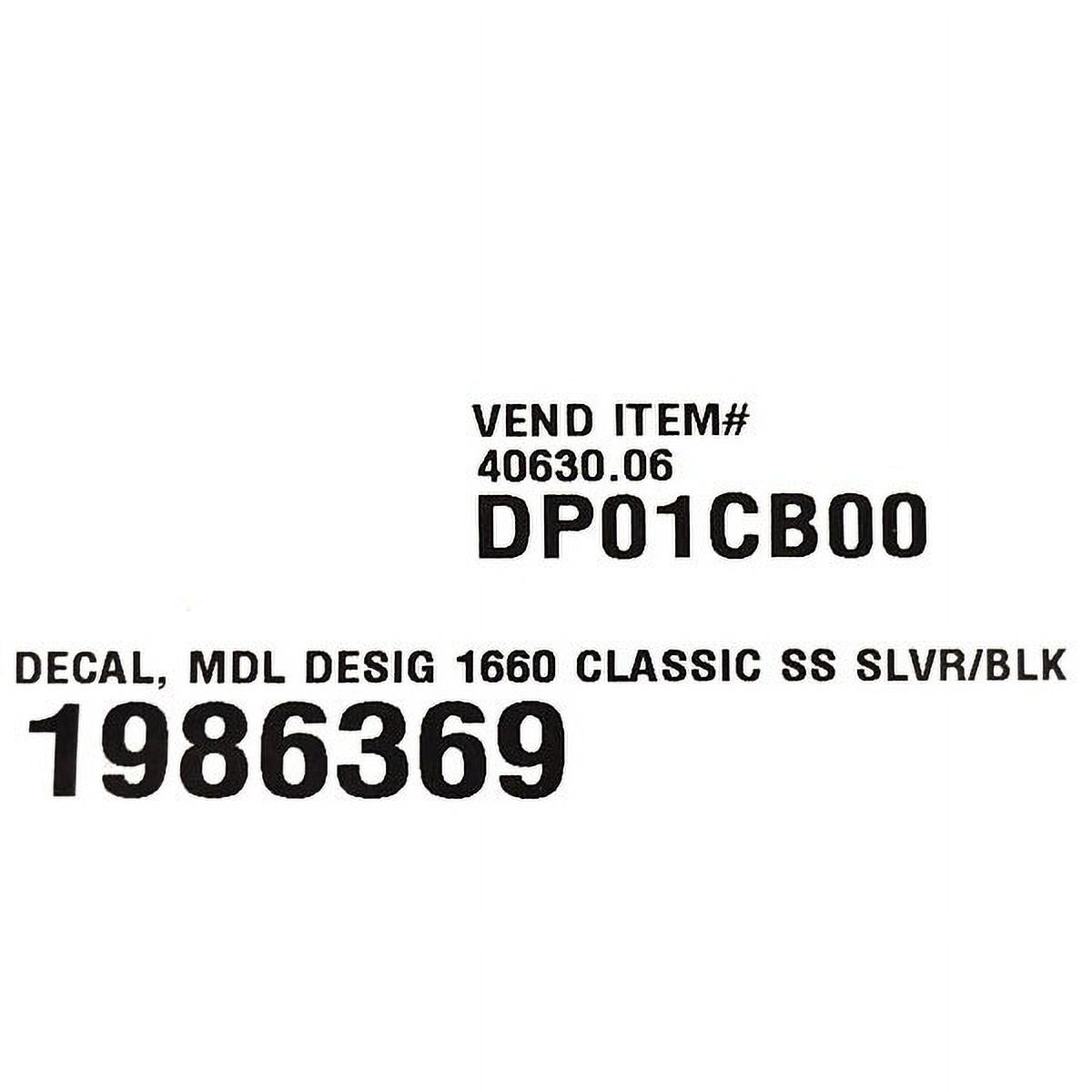 1660 Classic SS Silver Boat Decal (Pair) N656870