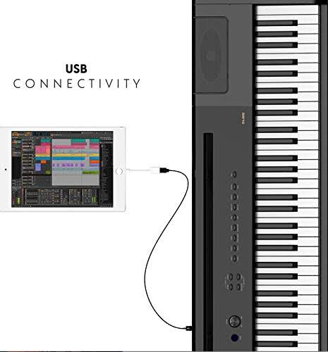 White 88-Key Weighted Hammer Action Digital Piano Z9822