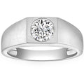 10k White Gold Men's Diamond Wedding Ring C1252