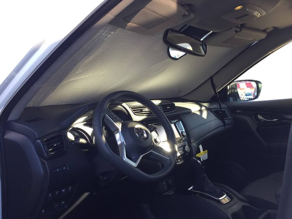 Custom-Fit Auto Sunshade for Nissan Rogue SUV, Silver Series U478
