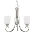 Polished Nickel 3 Light Chandelier V169449