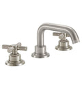 Widespread Lavatory Faucet with ZeroDrain and Knurl Handle - Matte Black W211