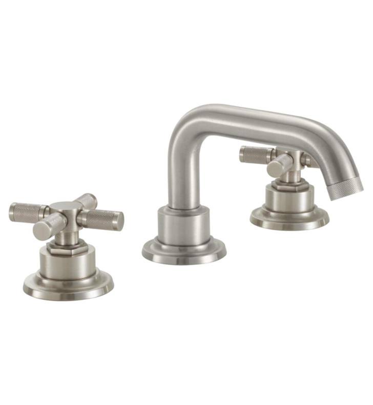 Widespread Lavatory Faucet with ZeroDrain and Knurl Handle - Matte Black W211