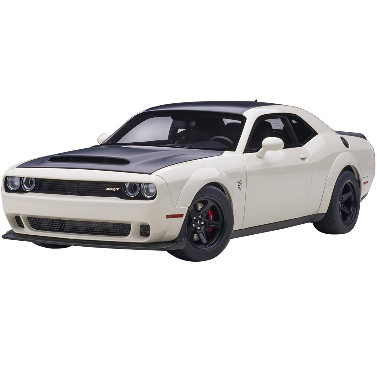 White and Satin Black 1/18 Model Car A634734