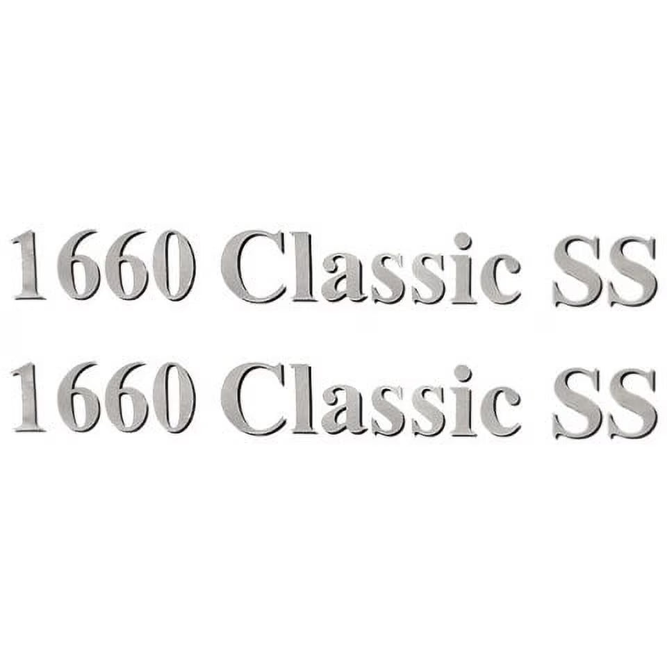 1660 Classic SS Silver Boat Decal (Pair) N656870