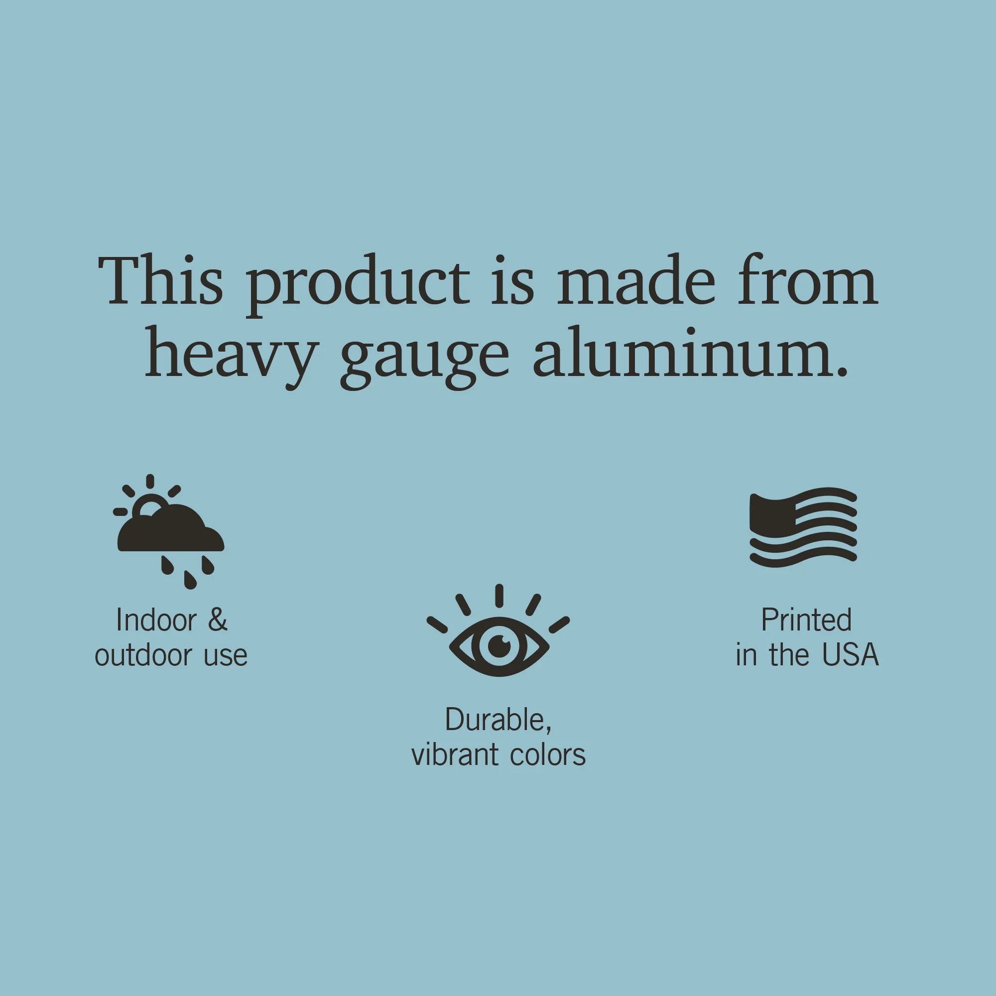 12x18 Aluminum Metal Sign Decor P6707