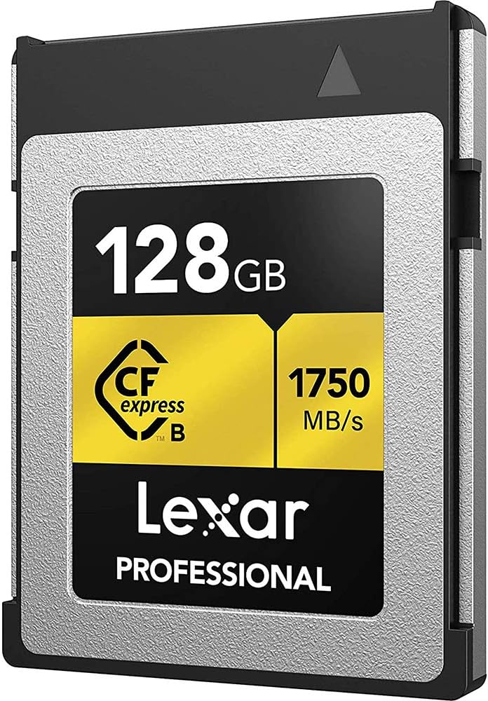 128GB CFexpress Type B Memory Card Bundle with USB 3.1 Reader and Microfiber Cleaning Cloth A8203