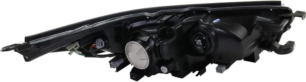 Smoked Chrome Accent Headlight with Bulbs for Toyota Highlander M535488
