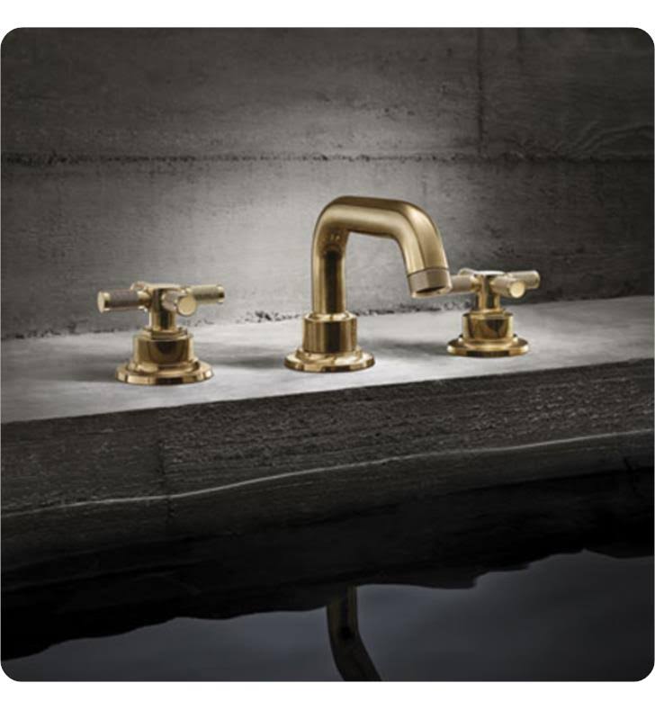 Widespread Lavatory Faucet with ZeroDrain and Knurl Handle - Matte Black W211