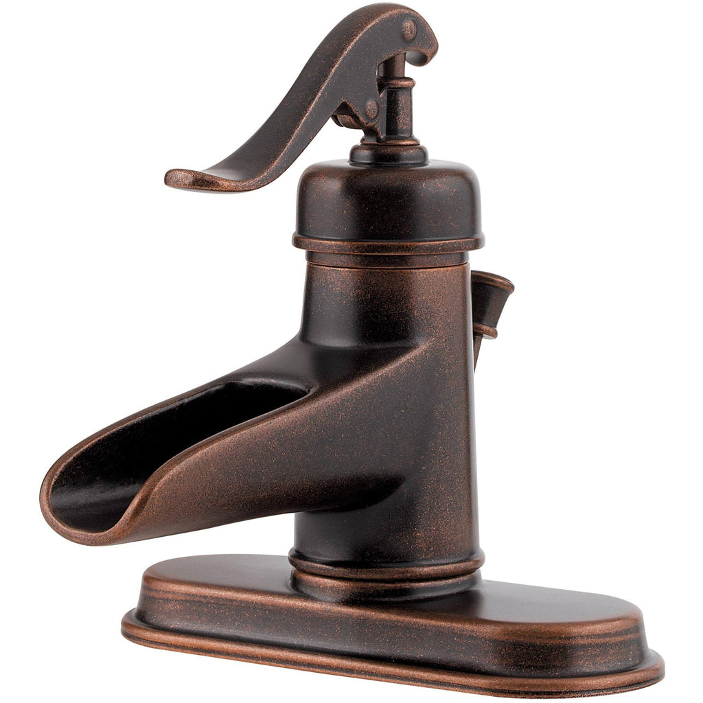 Polished Chrome Single-Handle Bathroom Faucet R517