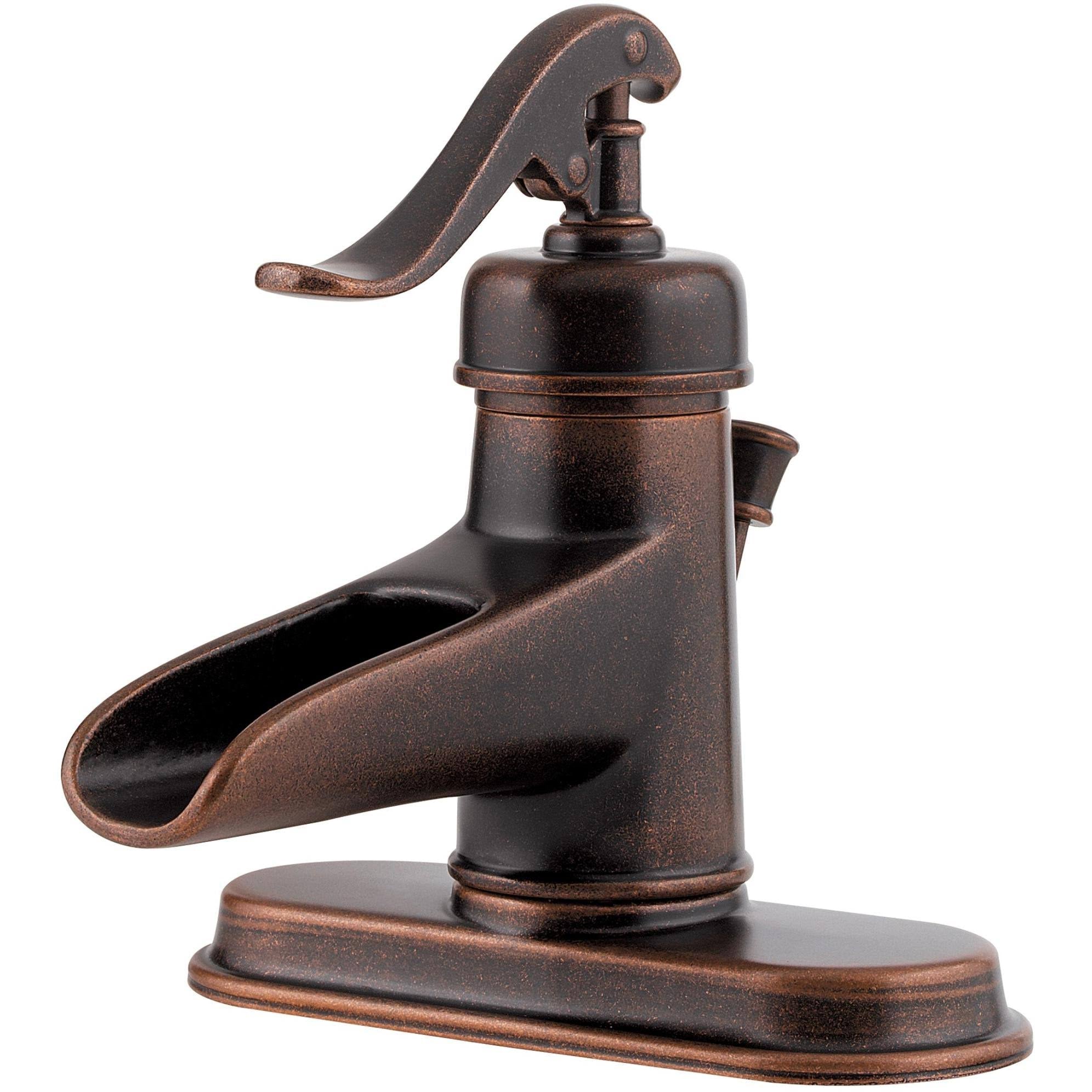 Polished Chrome Single-Handle Bathroom Faucet R517