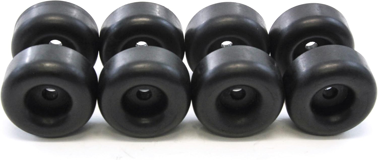 8 Rubber Bumpers 2.5 Inches Round Replacement Cargo Stop Y641971