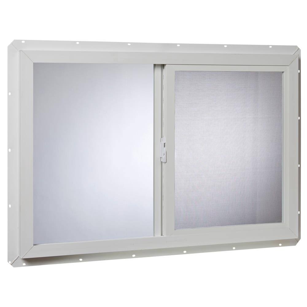 White Vinyl Sliding Window A37240