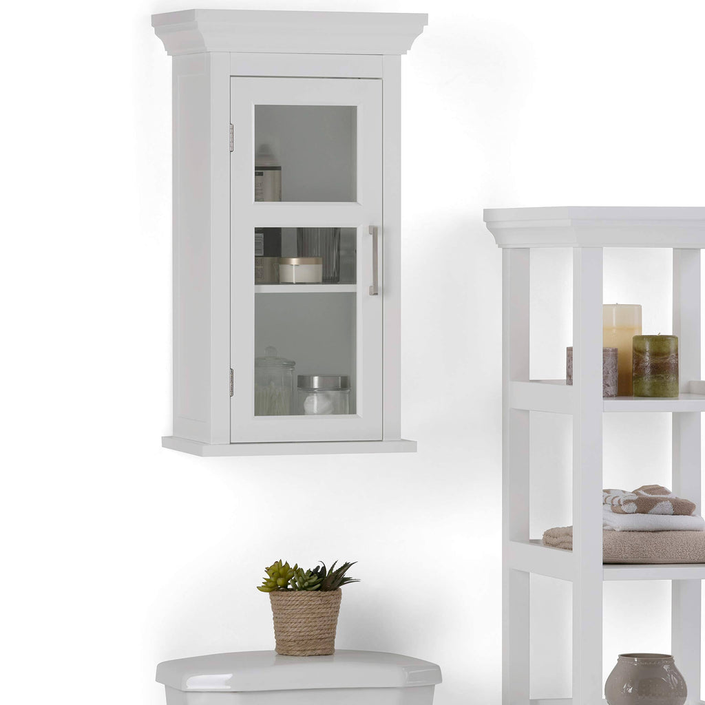 White Single Door Wall Cabinet M6251