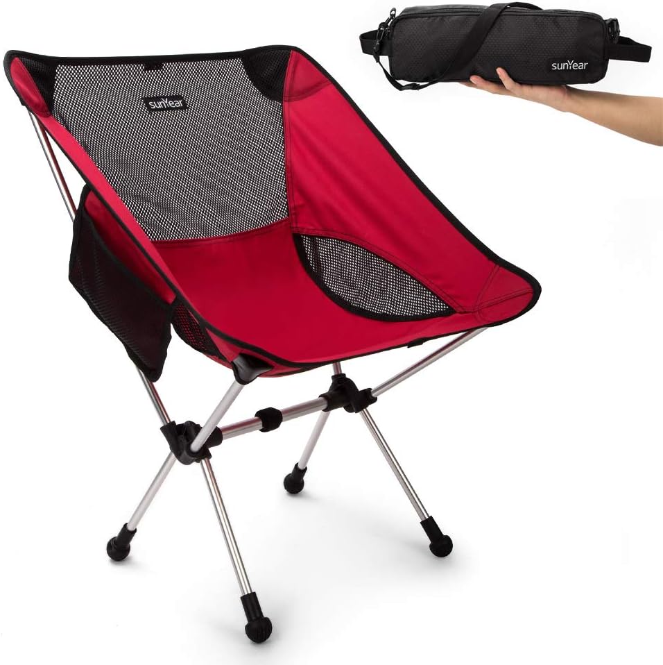 Compact Folding Camping Chair with Carry Bag K62705