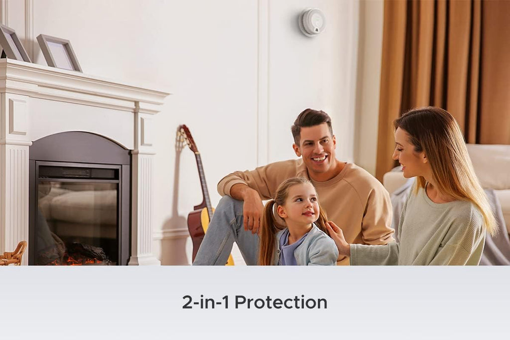 10-Year Battery Powered Wireless Smoke and Carbon Monoxide Detector, Pack of 6 Z4802