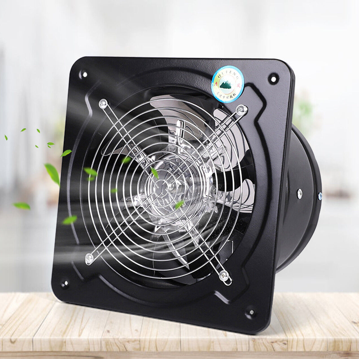 Black 7'' Exhaust Fan Ventilation Extractor X13047