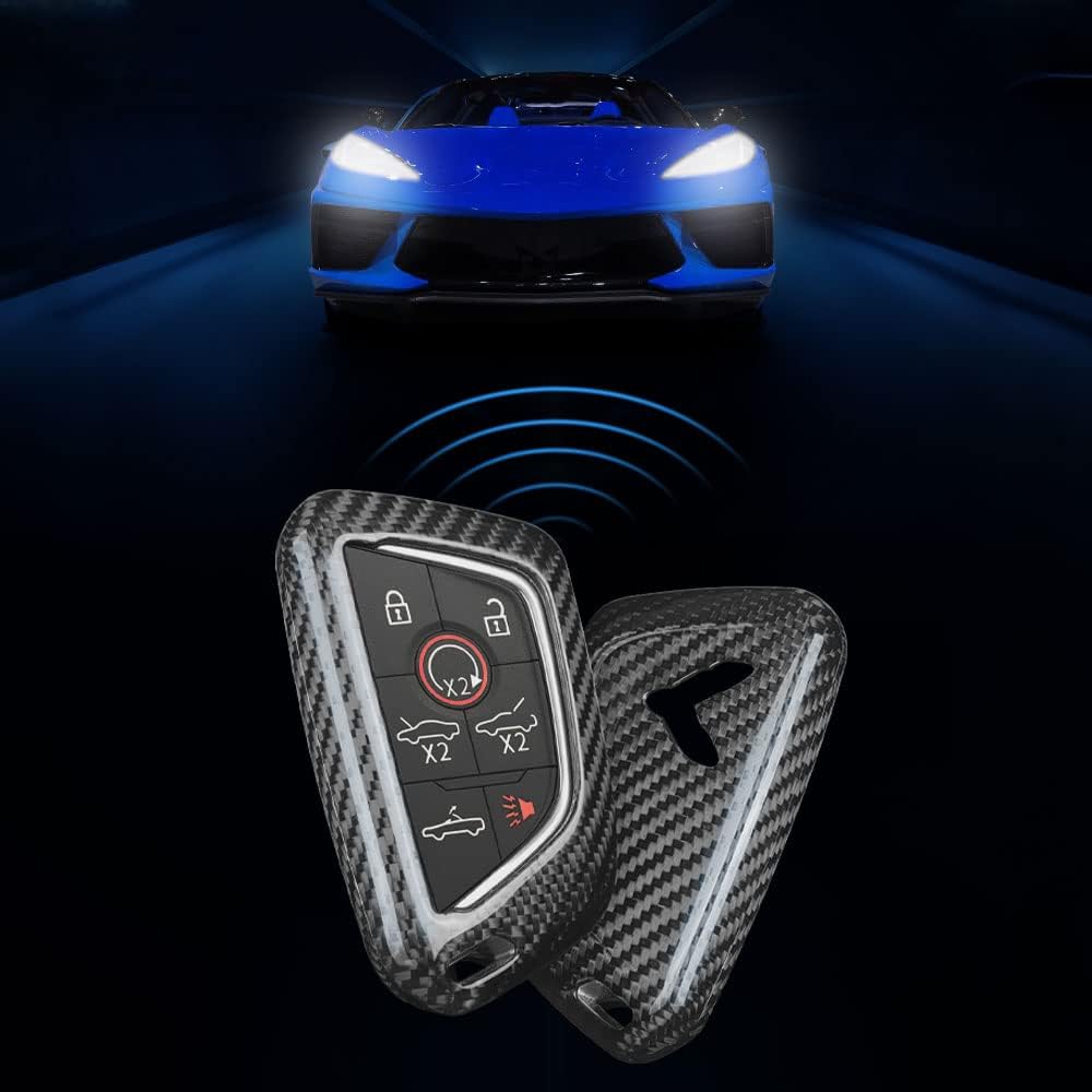 Car Key Cover Key Fob Shell Case for Chevrolet Corvette Pack of 2 S563