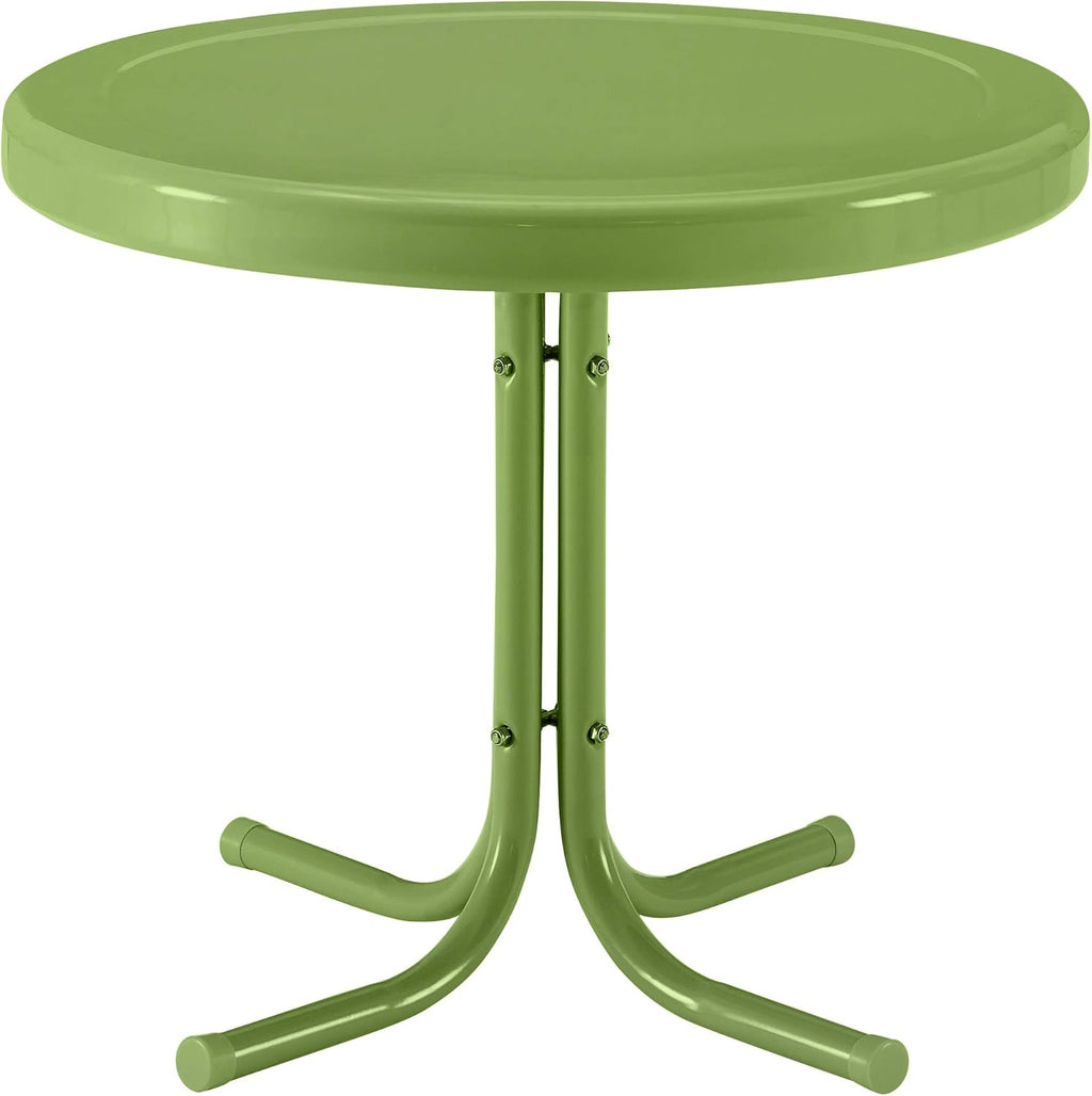 Caribbean Blue Metal Outdoor Side Table Q175
