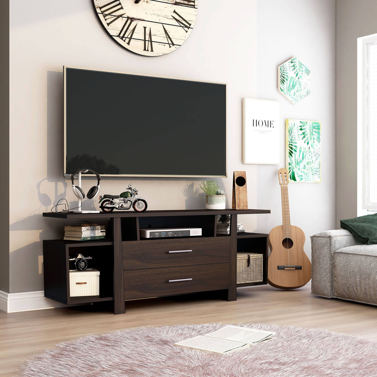 Wenge Multi-Storage TV Stand H148