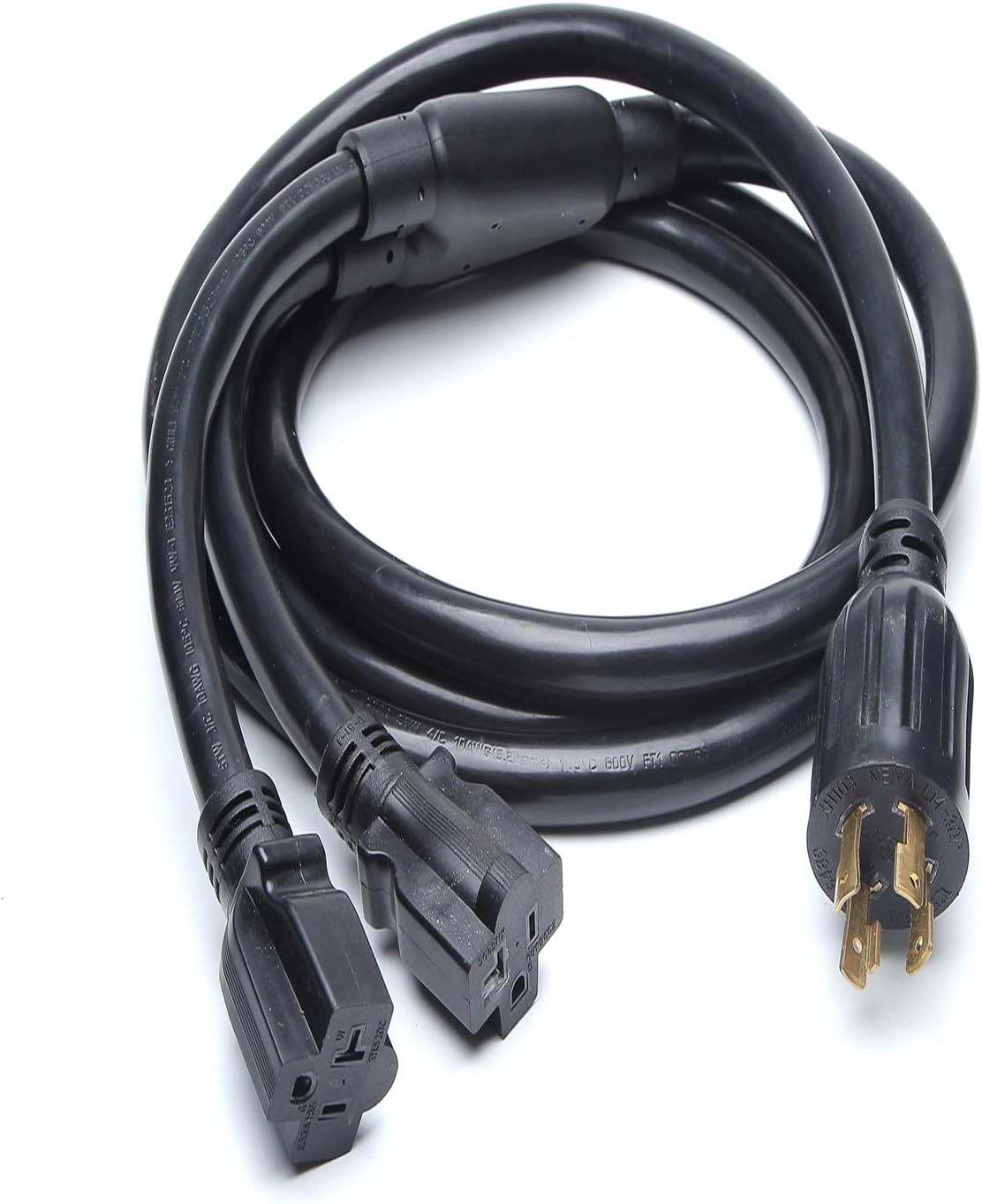 Generator Distribution Power Cord 25 Ft Orange Heavy Duty R95371
