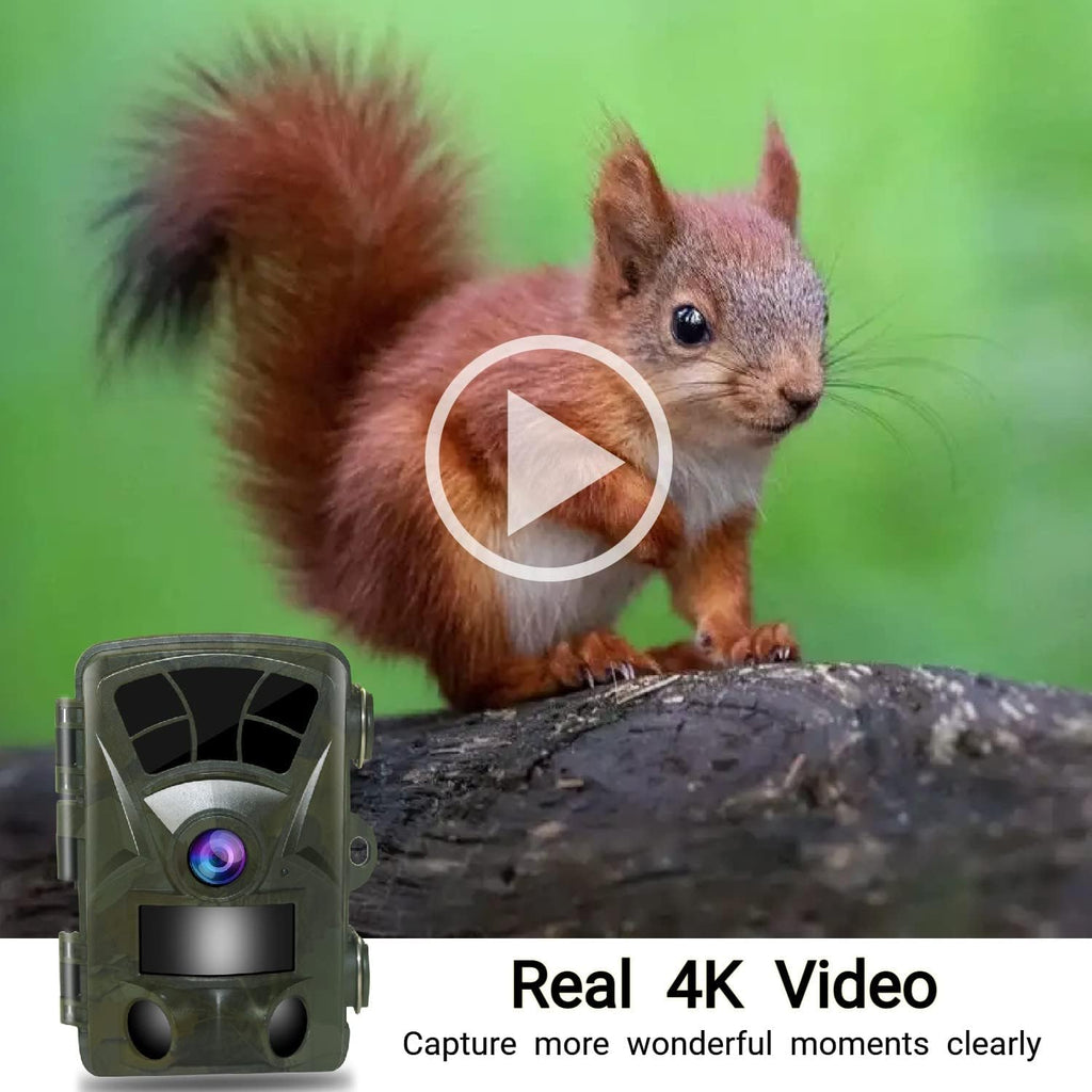 2.4" LCD 32MP 4K IP66 Waterproof Deer Camera, Pack of 2 O941