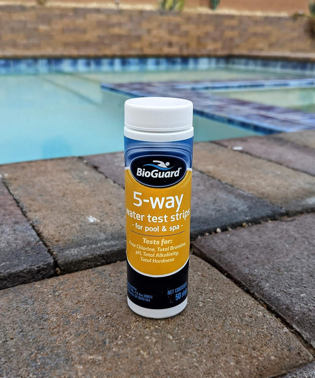 Spa and Hot Tub Chemical Kit with Bromine Tablets, Shock, Stain and Scale Control, Test Strips, Scum Absorber S3593
