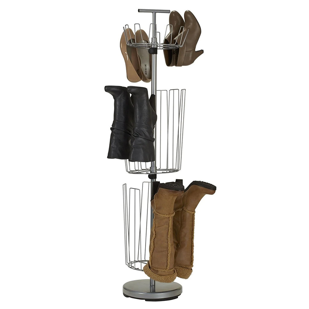 3-Tier Carousel Boot Tree Shoe Rack R80416