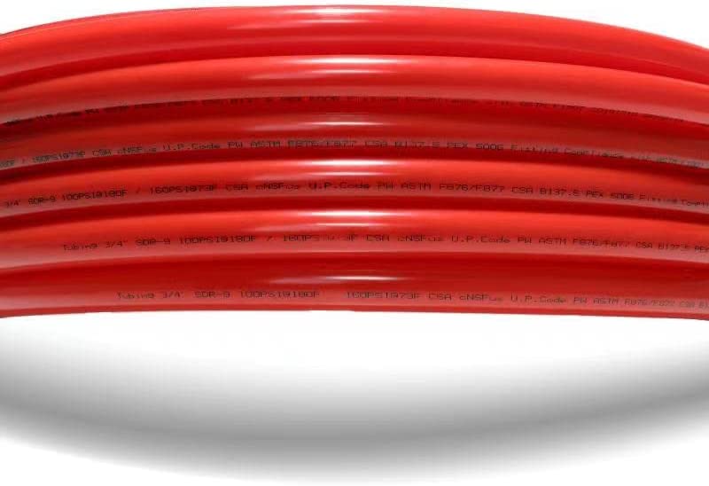 Red 1/2 Inch 200 Ft Pex-b Pipe with Pipe Cutter S680974