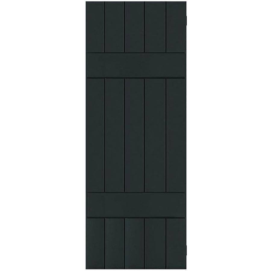 Dark Green Sapele Mahogany Board and Batten Shutters Pair D52551