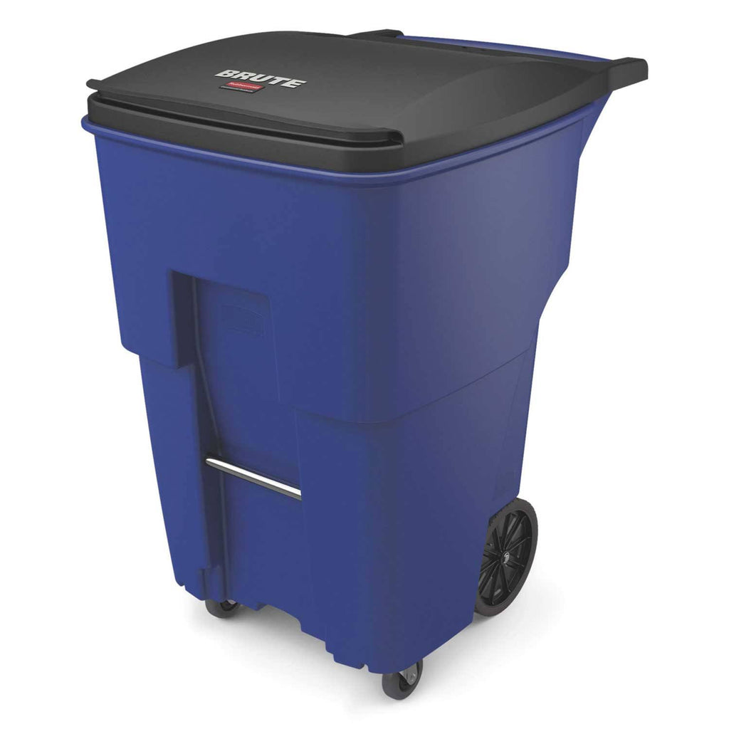 95 gal Blue Square Brute Rollout Container N57476