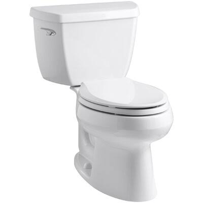 Two-Piece Elongated 1.28 GPF Toilet with Left-Hand Trip Lever O910