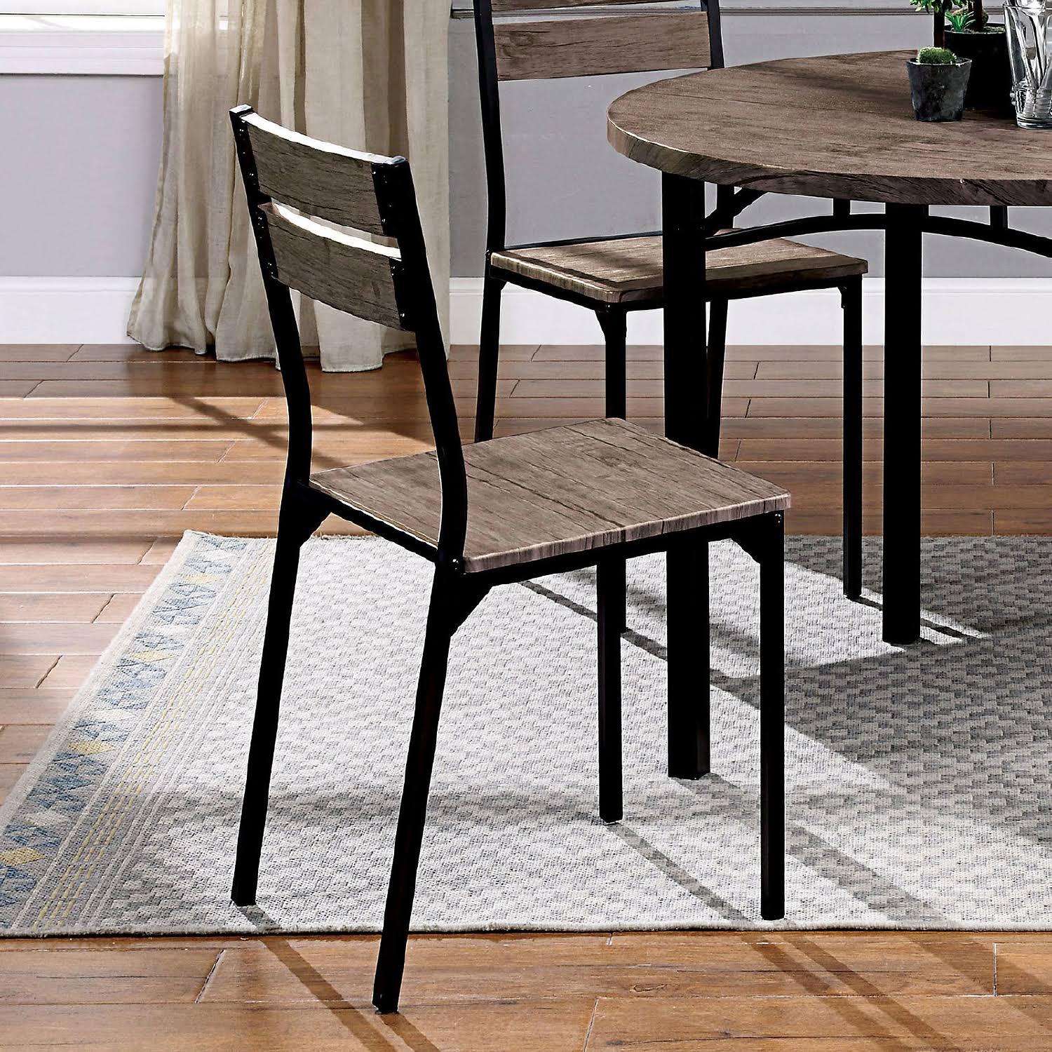 Antique Brown Round Dining Table M384975