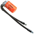 Black Full Flow Oil Filter Kit with Stainless Hose R326717